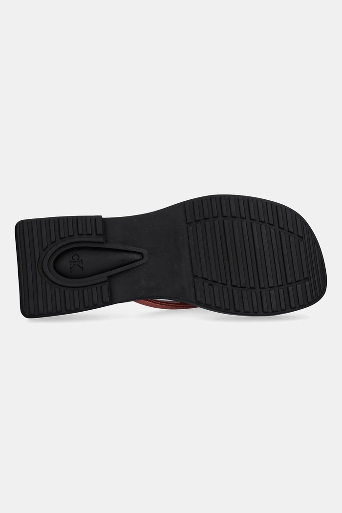 Calvin Klein Jeans japonki SQ LOW WEDGE SANDAL STITCH YW0YW01716 różowy