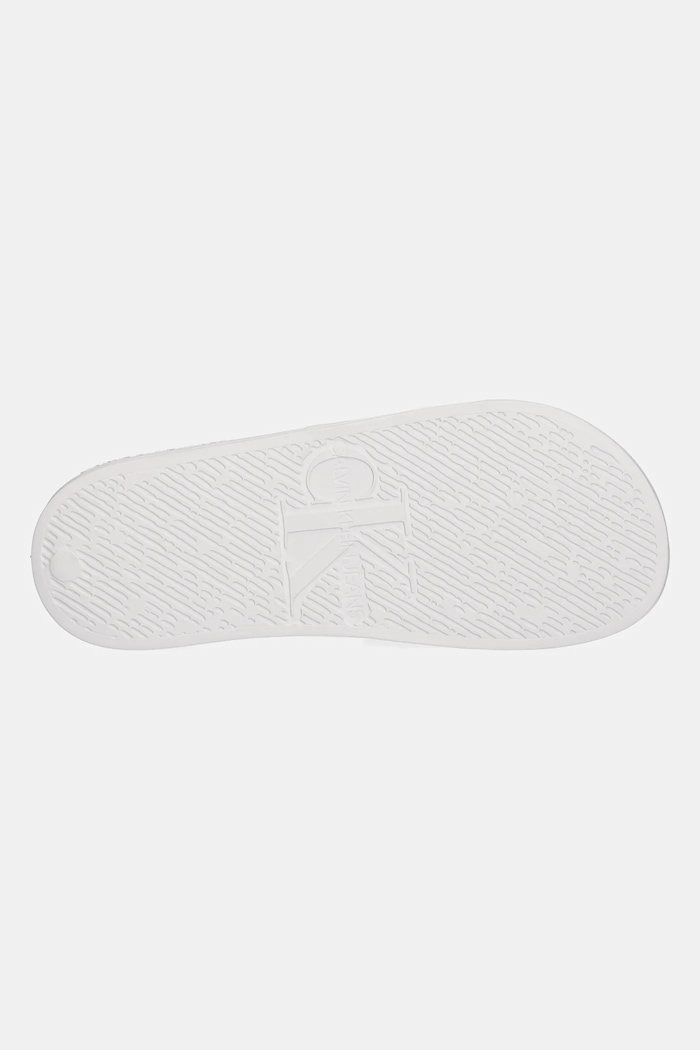 Calvin Klein Jeans klapki SLIDE MONOGRAM TPU YW0YW01715 biały