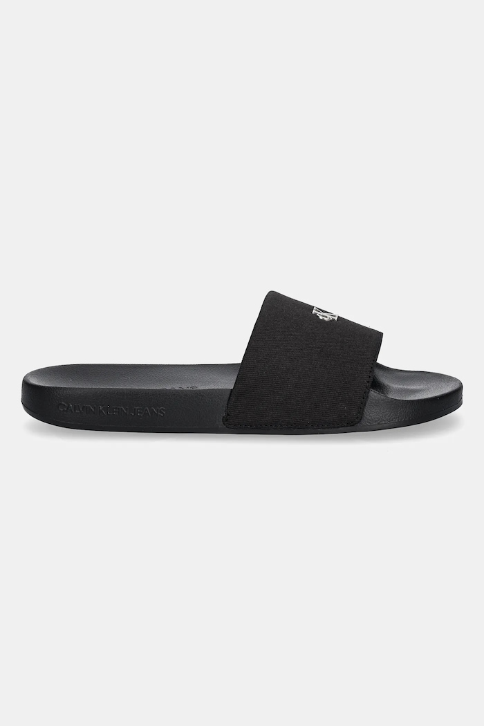Calvin Klein Jeans klapki SLIDE MONOGRAM HARDWARE YW0YW01713 czarny SS25