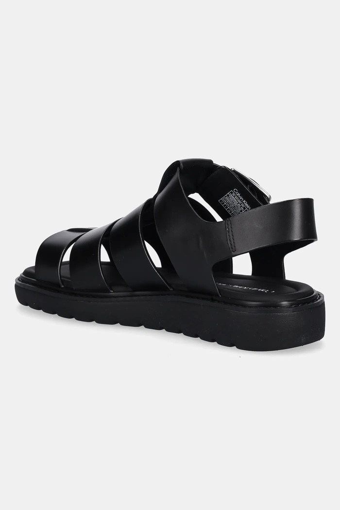 Scarpe Calvin Klein Jeans sandali SQ MOLDED SDL FISHERMAN MG WN YW0YW01700 nero