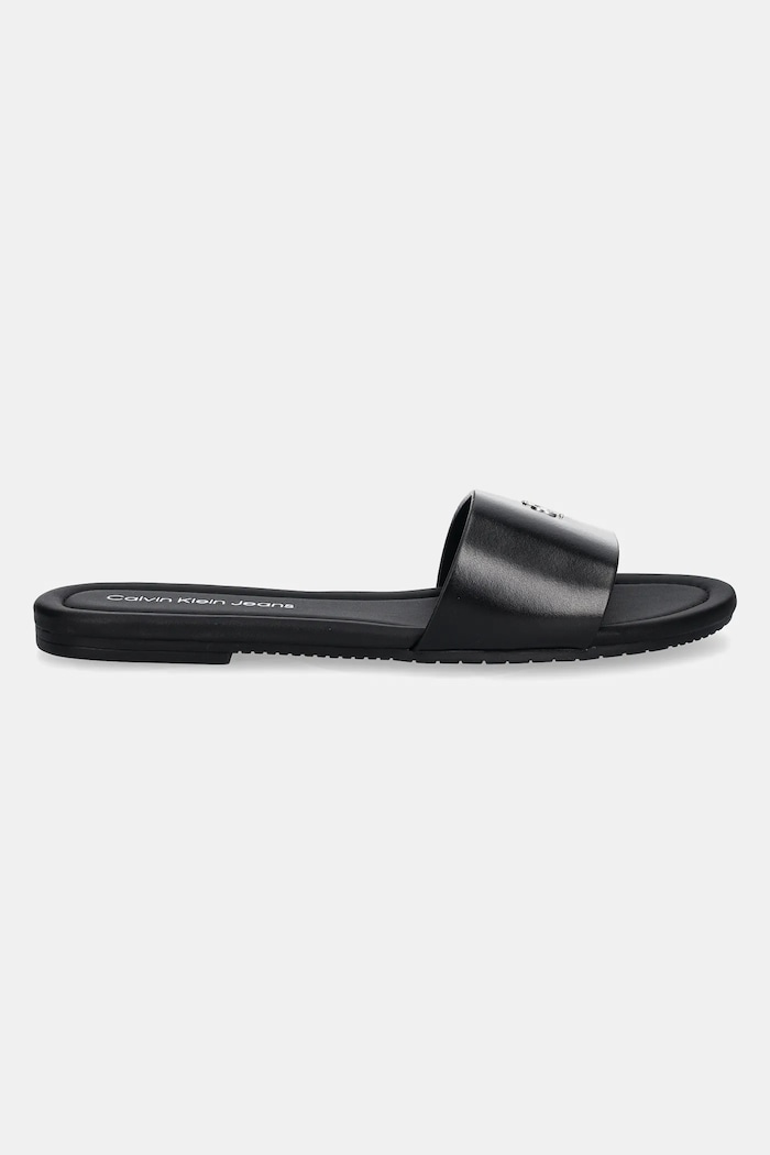 Calvin Klein Jeans klapki FLAT SANDAL SLIDE MG YW0YW01697 czarny SS25
