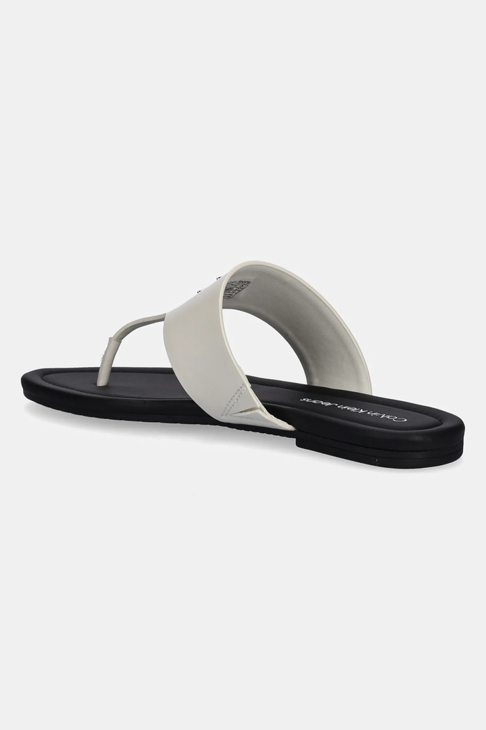 Obuwie Calvin Klein Jeans japonki FLAT SANDAL TOEPOST MG YW0YW01691 beżowy