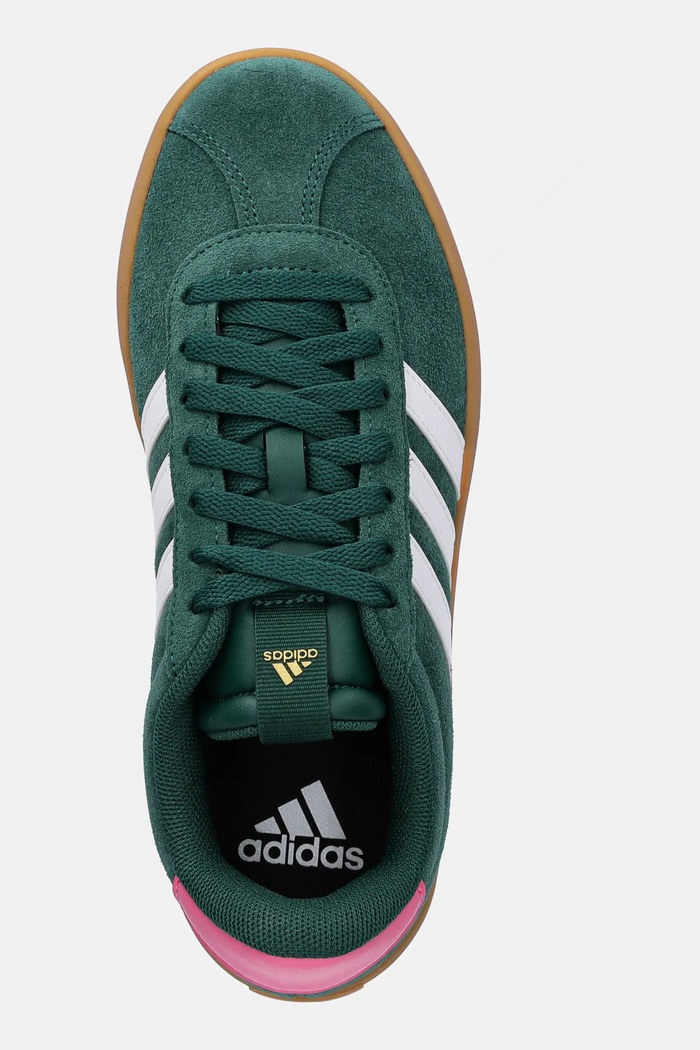 Semišové tenisky adidas Vl Court 3.0 zelená JP7538