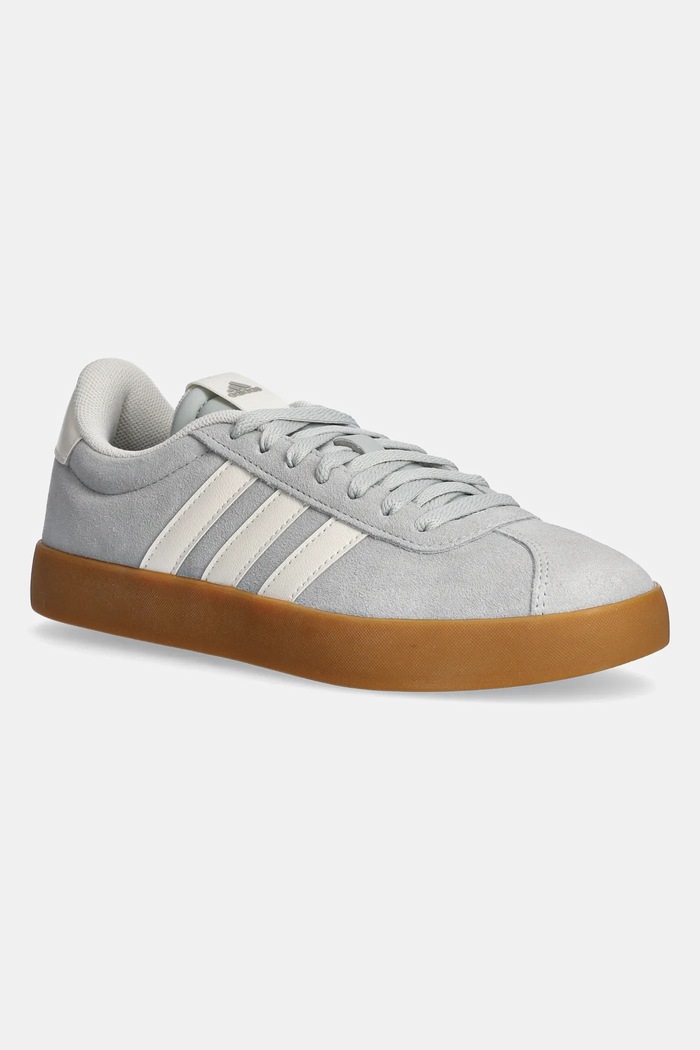 Semišové sneakers boty adidas Vl Court 3.0 imitace kůže modrá JP7539