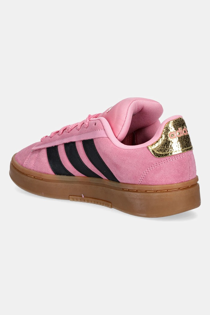 Obuwie adidas sneakersy zamszowe GRAND COURT ALPHA 00s JH8669 różowy