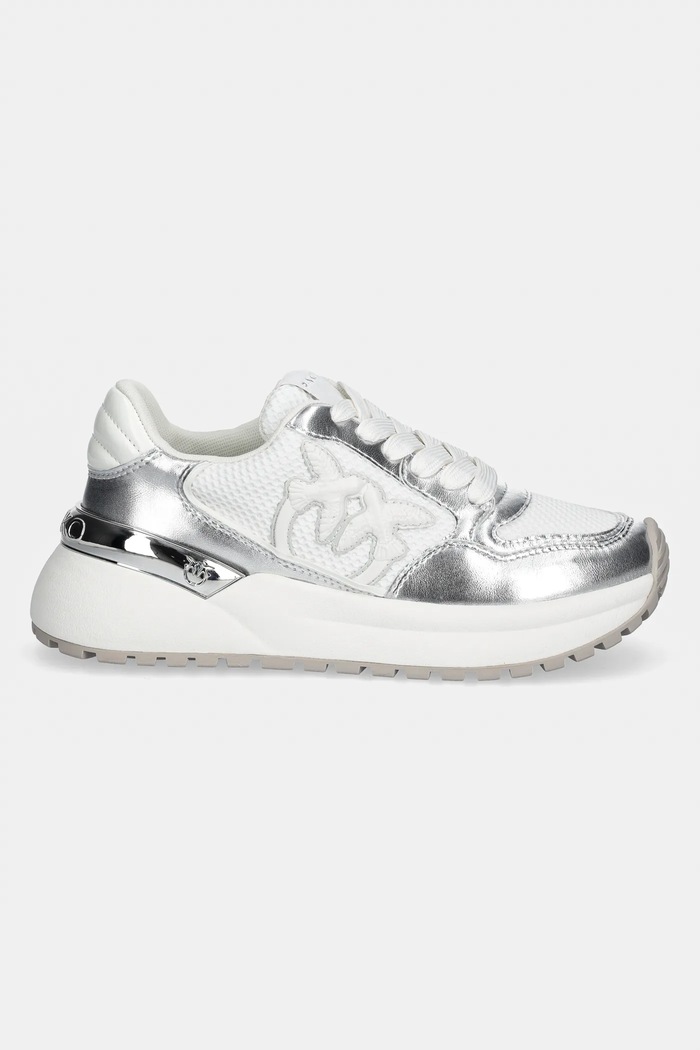 Pinko sneakersy Gem SS0055.E021.ZZF srebrny SS25