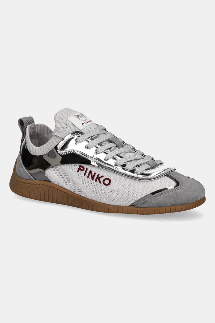 Sneakers Pinko Reby συνθετικό ασημί SS0061.T026.ZZF
