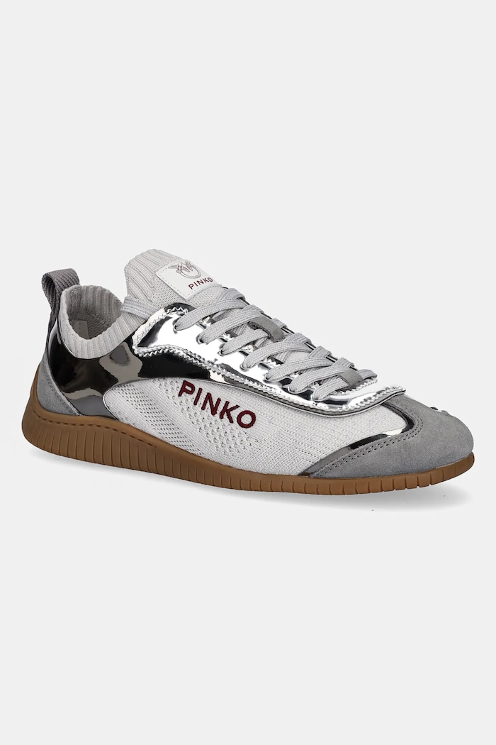 Sneakers Pinko Reby συνθετικό ασημί SS0061.T026.ZZF