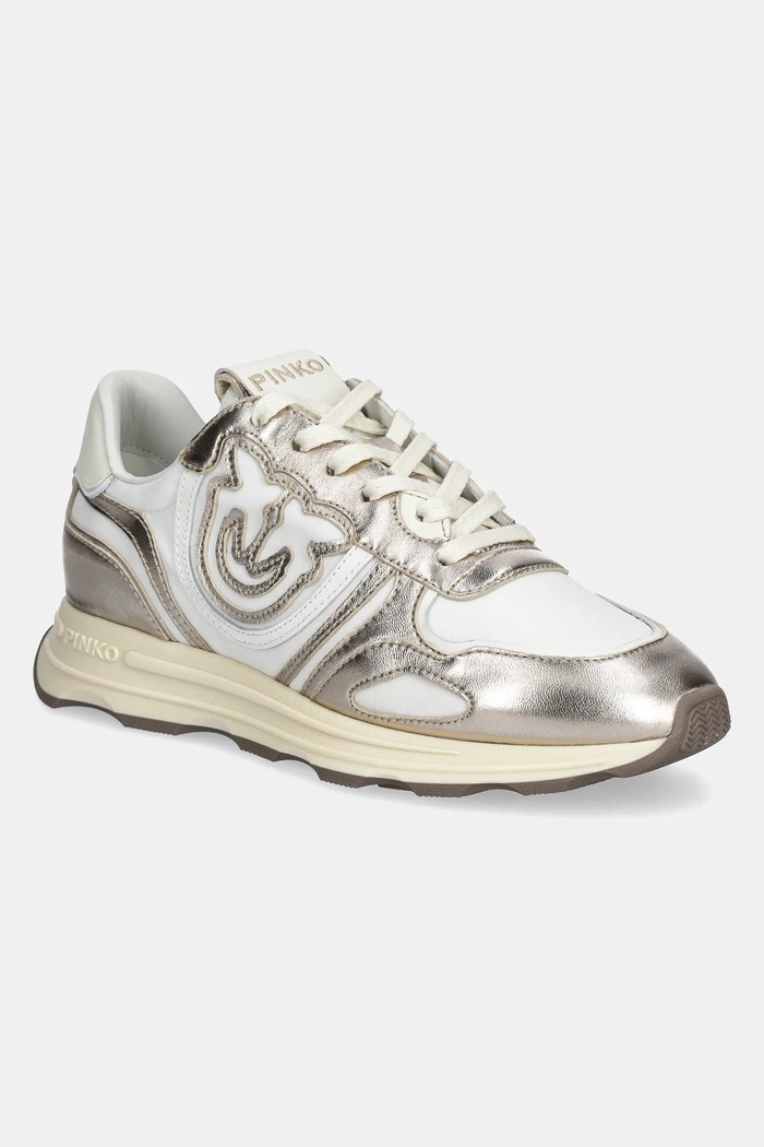 Tenisky Pinko Zoe usňová koža zlatá SS0087.P085.Z22