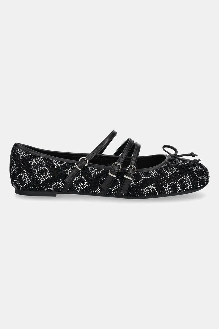Μπαλαρίνες Pinko Gioia SD0299.E025.Z99 μαύρο SS25