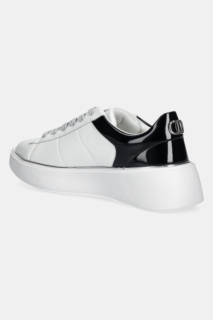 Încălțăminte Twinset sneakers 251TCP042.01870 alb