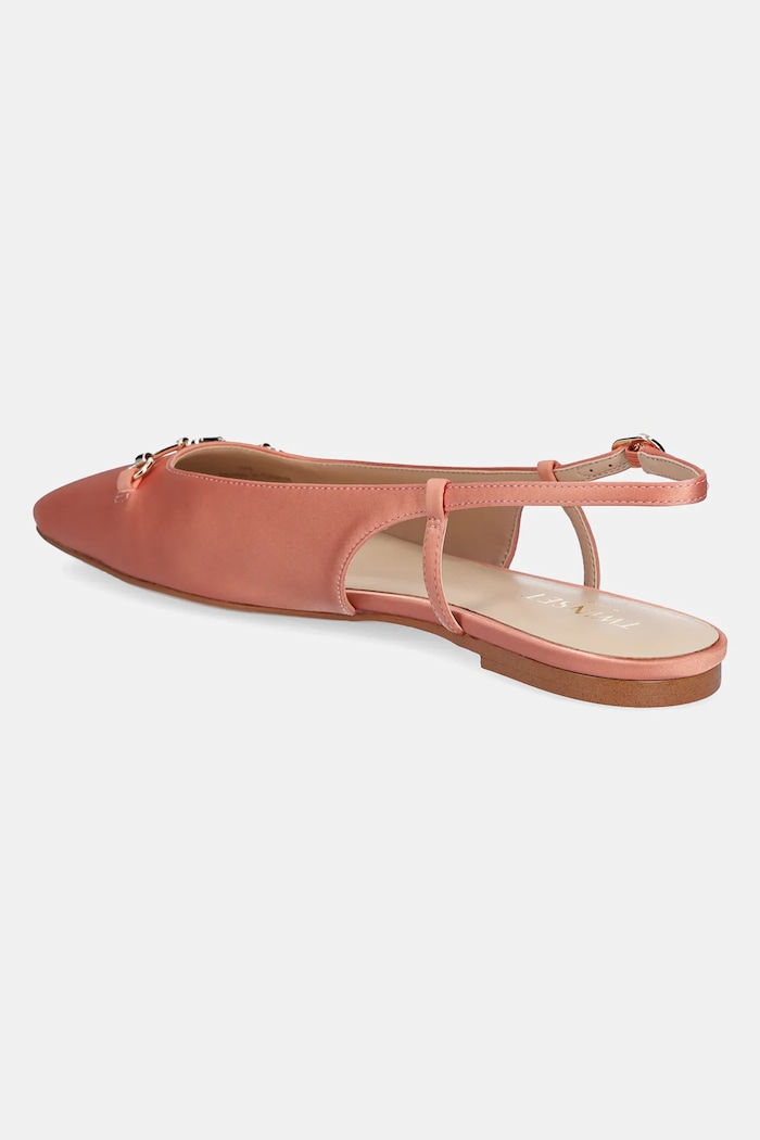 Obuwie Twinset baleriny 251TCP082.00073 pomarańczowy