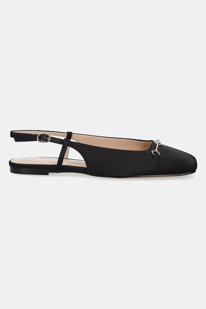 Twinset balerini 251TCP082.00006 negru SS25