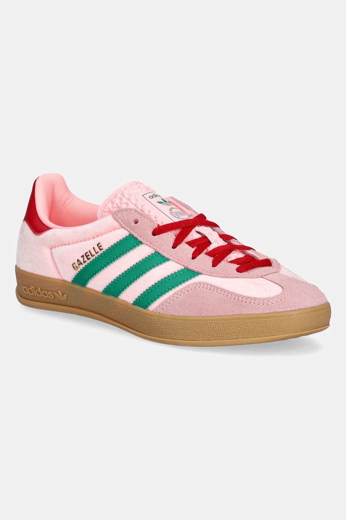 Tenisky adidas Originals Gazelle Indoor semišová koža ružová JI2713