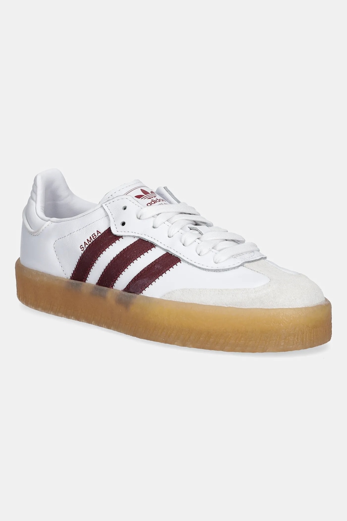Δερμάτινα sneakers adidas Originals Sambae λείο δέρμα λευκό JP5610