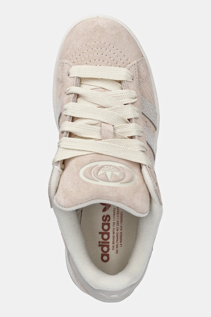 Semišové tenisky adidas Originals Campus 00s béžová JQ7670