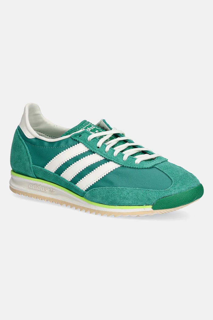 Tenisky adidas Originals SL 72 OG semišová koža zelená JQ7397
