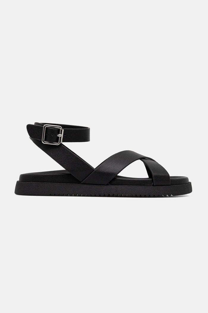 Kožne sandale Steve Madden My Bestie SM11003787.017 crna SS25