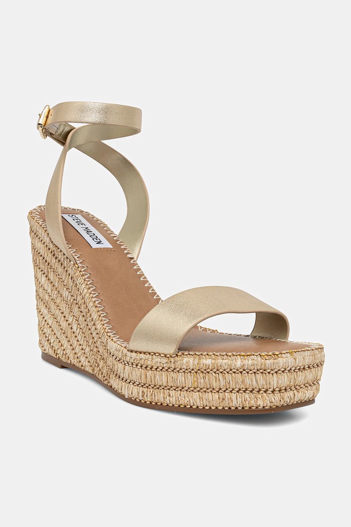 Kožené sandále Steve Madden Cassie usňová koža zlatá SM11003372.977
