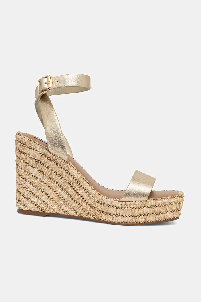 Kožené sandále Steve Madden Cassie SM11003372.977 zlatá SS25