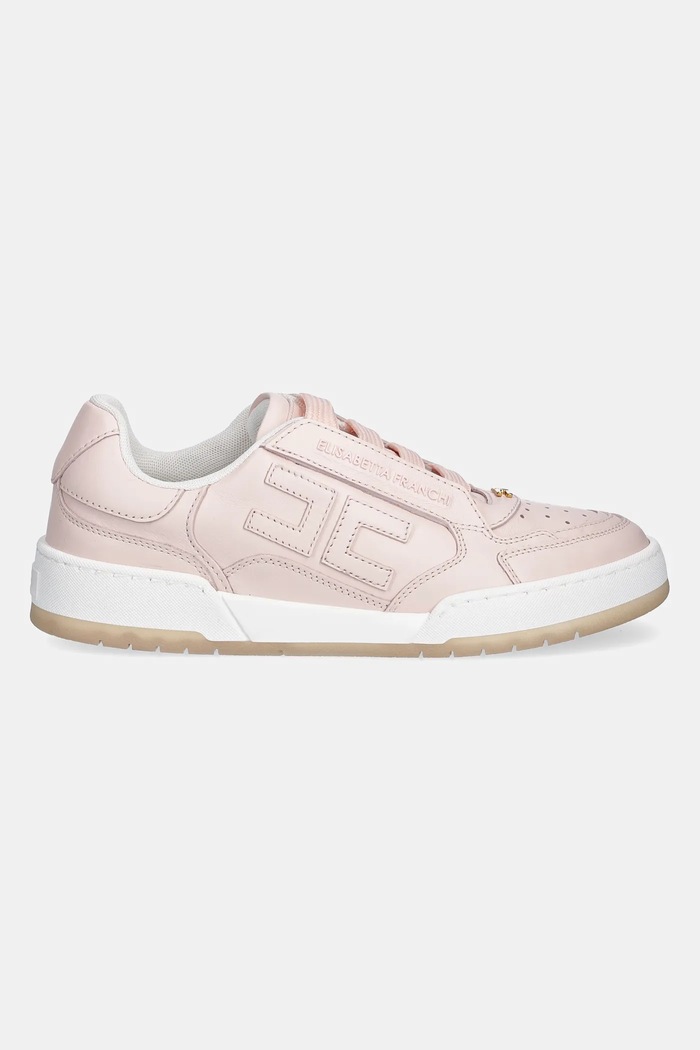 Usnjene superge Elisabetta Franchi SA48G51E2.AR6 roza SS25