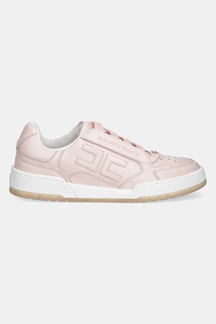 Usnjene superge Elisabetta Franchi SA48G51E2.AR6 roza SS25
