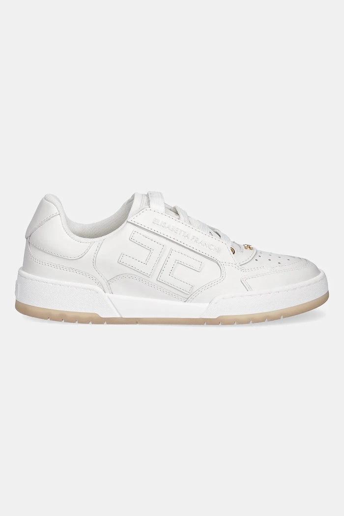 Elisabetta Franchi sneakers in pelle SA48G51E2.360 bianco SS25