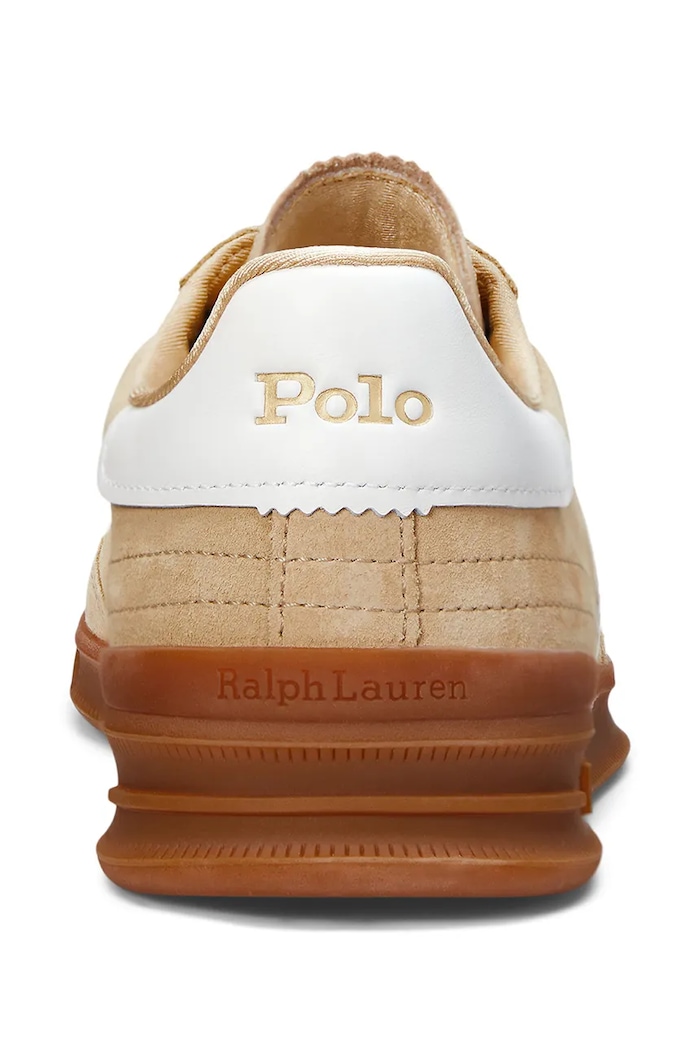 Кожени маратонки Polo Ralph Lauren HTR Aera бежов 804956688