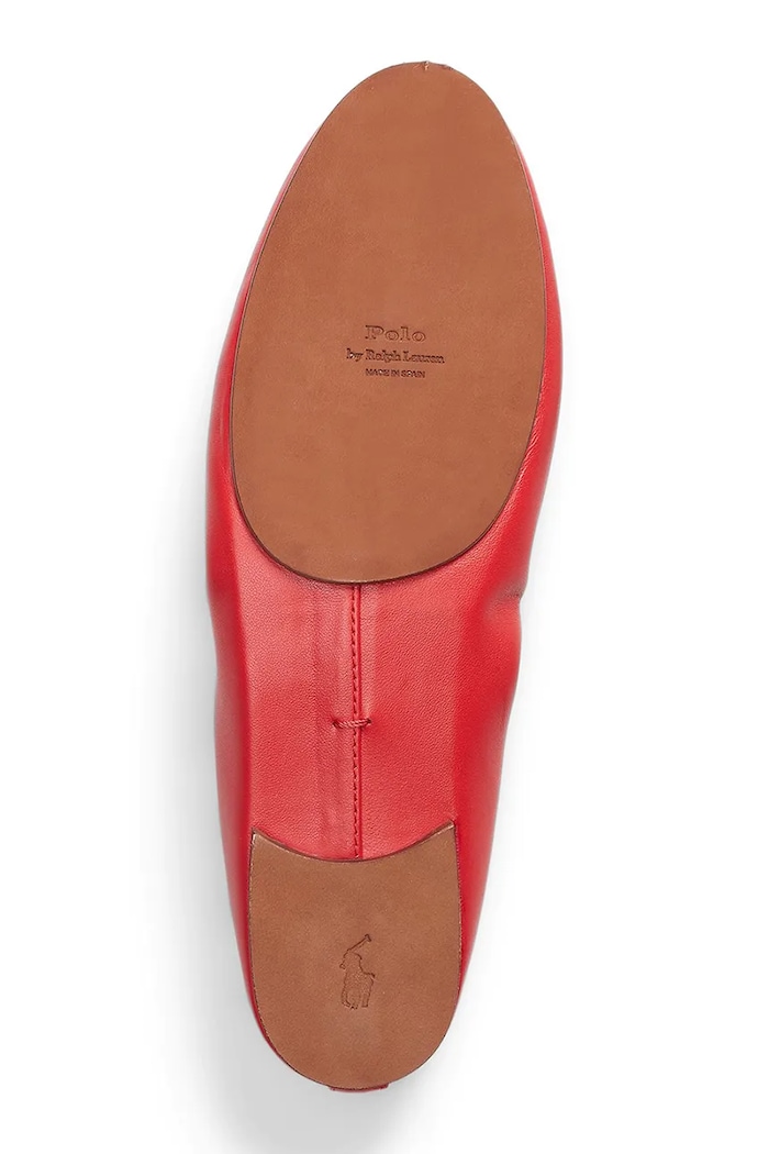 Balerinke Polo Ralph Lauren Flats Ballet rdeča 818960638