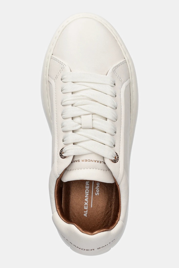 Кожени маратонки Alexander Smith Soho бял ASBBSOW3560TWT