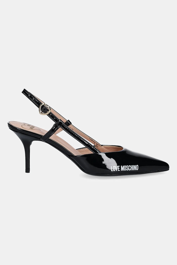 Love Moschino szpilki JA10627G1MIH0000 czarny SS25