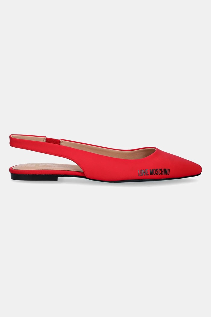 Baleríny Love Moschino JA11021G1MIM0500 červená SS25