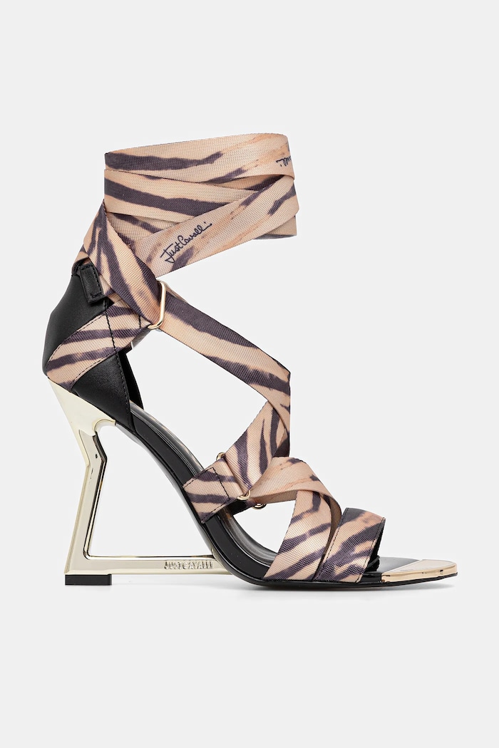 Visoke pete Just Cavalli 78RA3S24ZSS70R41 bež SS25