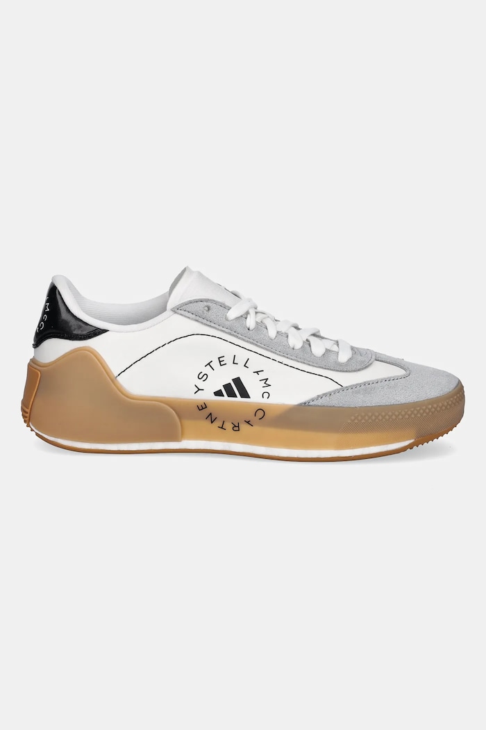 adidas by Stella McCartney pantofi de antrenament Court Boost IE8768 alb AW25
