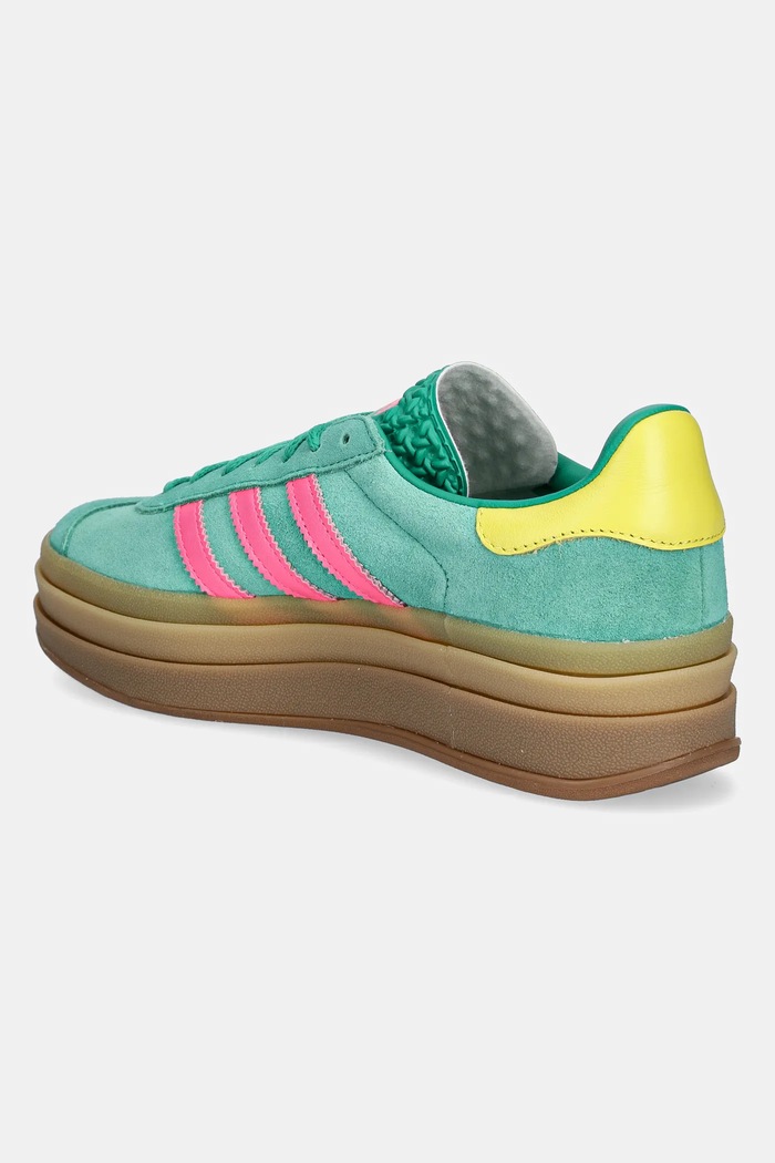 Obuv Semišové tenisky adidas Originals Gazelle Bold JH9668 zelená