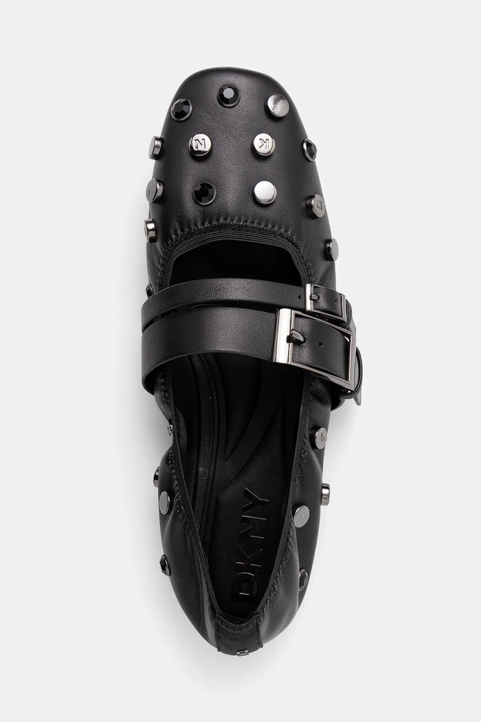 Kožené balerínky Dkny Davey K1552868.BLK čierna
