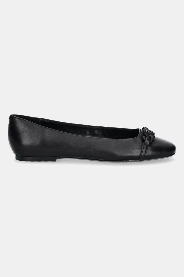 Dkny balerini de piele Davilla K1594112.BLK negru SS25