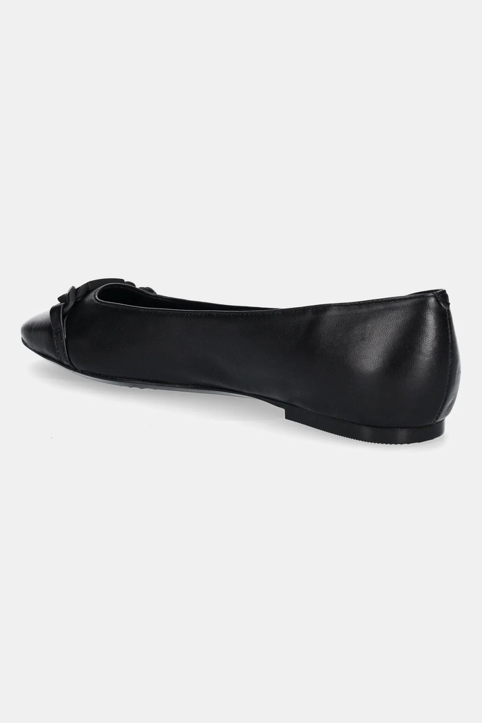 Încălțăminte Dkny balerini de piele Davilla K1594112.BLK negru