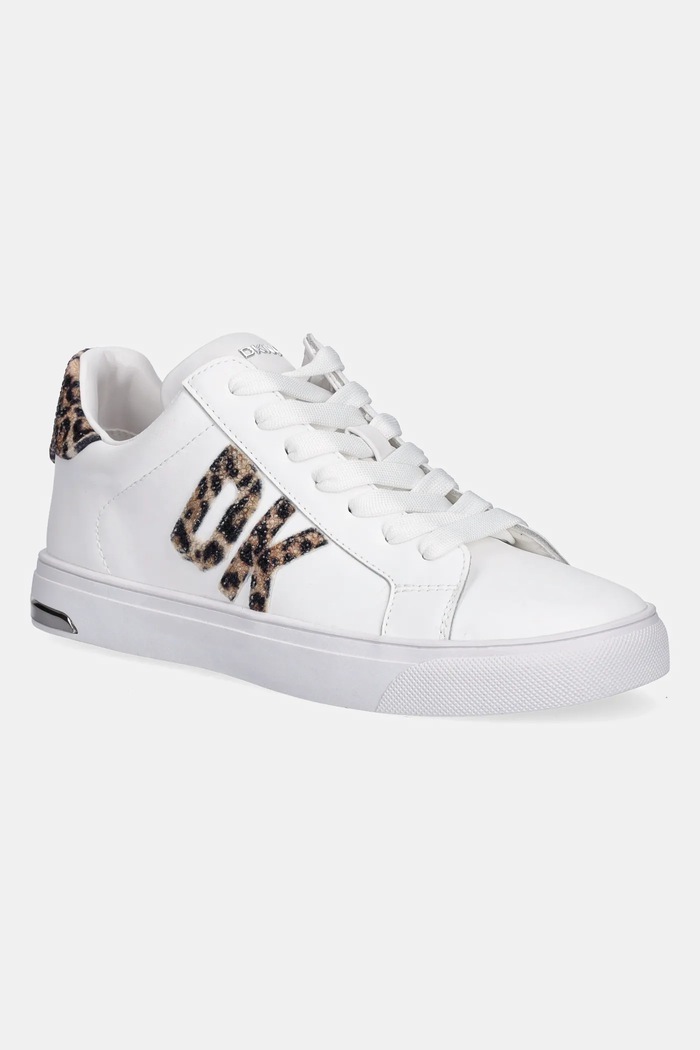 Dkny sneakers din piele Abeni textil alb K1577471.UEG