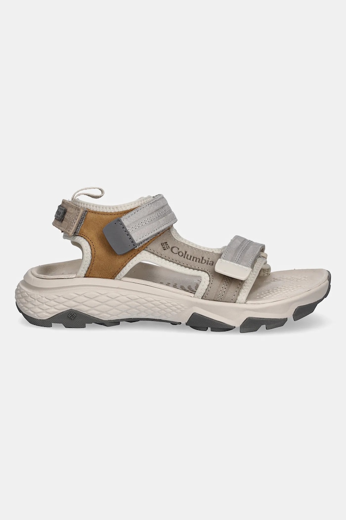 Columbia sandały nubukowe PEAKFREAK RUSH 2121261 szary SS26