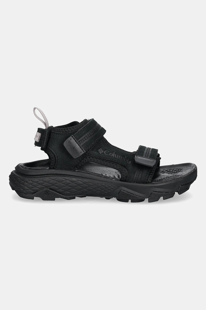 Nubukové sandále Columbia PEAKFREAK RUSH 2121261 čierna SS26