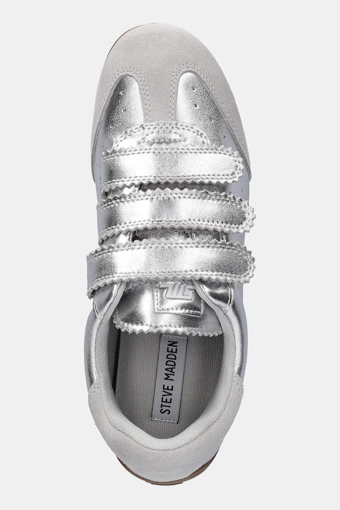 Steve Madden bőr sportcipő Flagship ezüst SM11003816.SL1