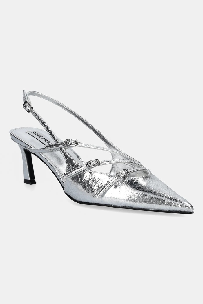 Steve Madden szpilki Liana 5-8 cm srebrny SM11003386.SCK