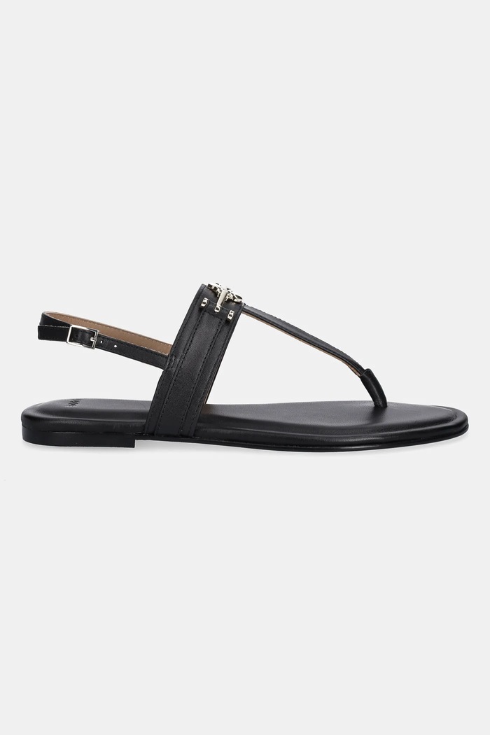 BOSS sandale de piele Emberlyn 50542316.001 negru SS25