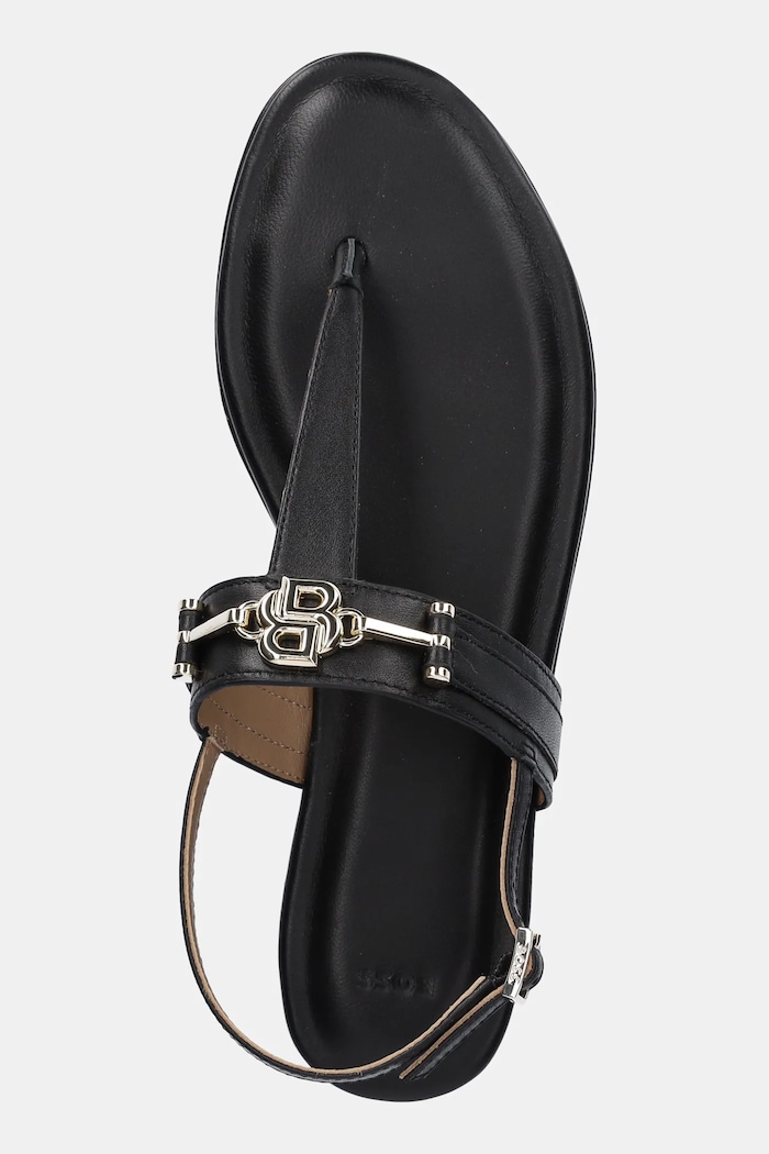 BOSS sandale de piele Emberlyn negru 50542316.001