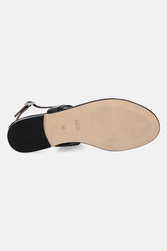 BOSS sandale de piele Emberlyn 50542316.001 negru