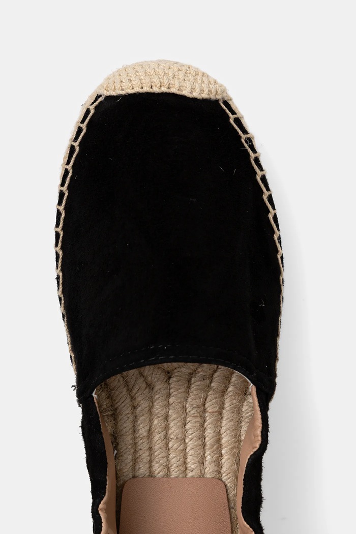 Kožne espadrile BOSS Madeira crna 50542344.001