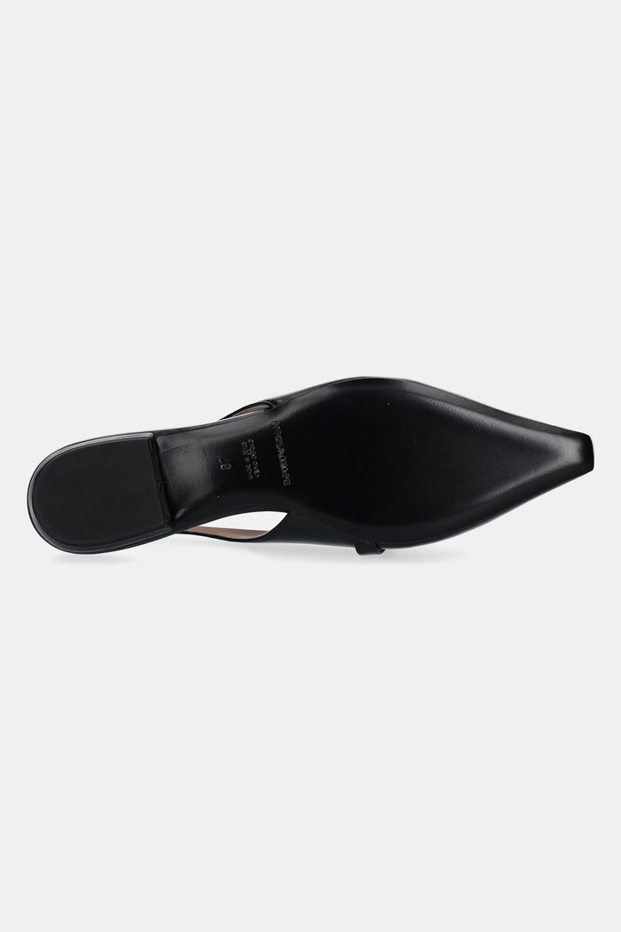 Emporio Armani balerini de piele X3D301.XF271.00002 negru