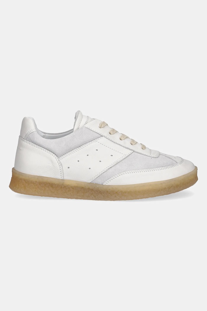 Δερμάτινα sneakers MM6 Maison Margiela S59WS0235.P6435.HA616 λευκό SS25