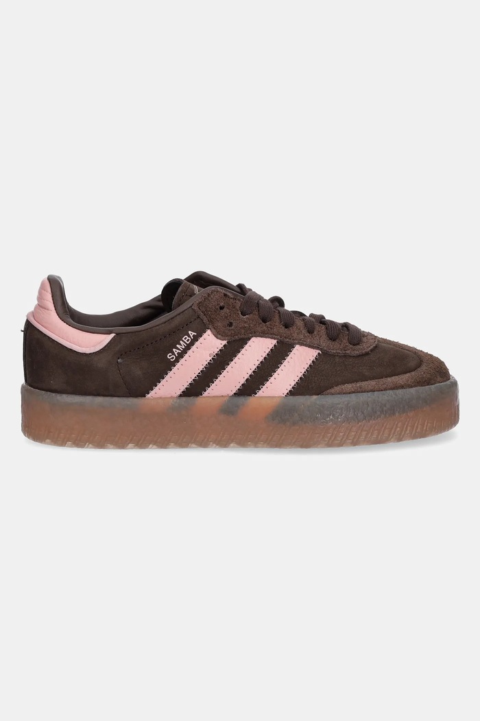 Маратонки от набук adidas Originals Sambae JI2744 кафяв SS25